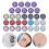 2Pièces Résine Colorée Demi-Cercle Pour Décor 9
