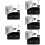 5 Pieces Hand Shower Holder Hand-Held Wall Mount Showerhead Handheld 7