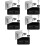 5 Pieces Hand Shower Holder Hand-Held Wall Mount Showerhead Handheld 5