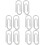 10Pièces Clips Paper Clip Petits Argentés Fixateurs De Factures 7