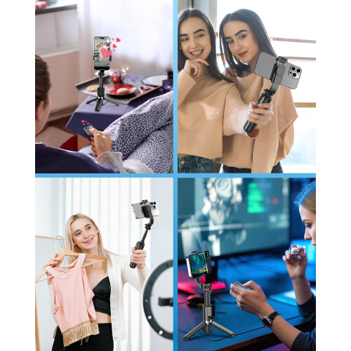Selfie Stick Tripod with Bluetooth Remote, 32' Extendable Phone Tripod Stand for iPhone and Android 2