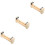 3Pièces Plateau Bracelet Bois Khaki Pour DIY 5