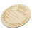 4Pièces Panneaux Annonce Bébé Bois Beige Ronds 3