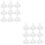 2 Pcs Cosmetic Funnel Small Plastic Bottle Liquid Transfer Kitchen 5