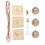 15Sets Kinder Stickanhänger Set Mit Holz Metall Stoff Material 2