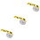 3 Rolls Nail Extension Stickers Square Forms Art Tips Manicure Tool 5