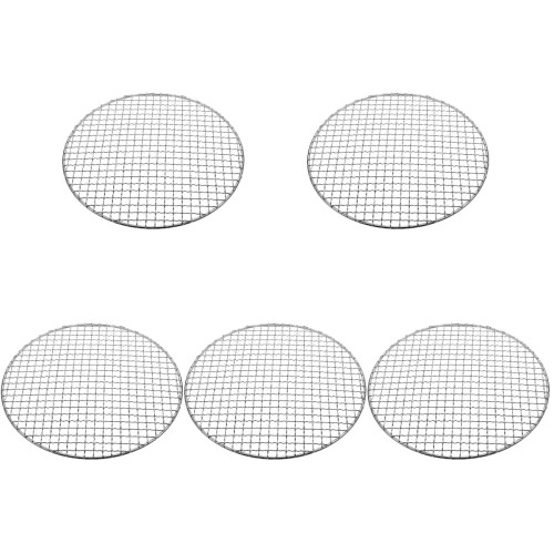 5Pièces Grille Barbecue Argentée Polyvalente Pour Viande 1