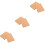 150Pièces Cartes Blessing Kraft DIY Invitation Festive 5