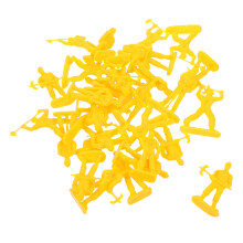 300 Pcs Miniature Construction Worker Figurines For Sand Table Diorama