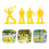 300 Pcs Miniature Construction Worker Figurines For Sand Table Diorama 7