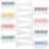 8Pcs Hair Chalk Combs Temporary Washable Hair Dye 8