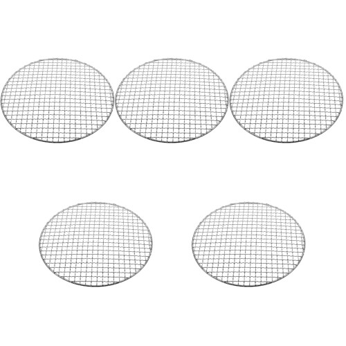 5Pièces Grille Barbecue Argentée Polyvalente Pour Viande 2