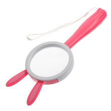4pcs Handheld Magnifying Glass Handle Abs Cute Child