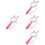 4pcs Handheld Magnifying Glass Handle Abs Cute Child 5