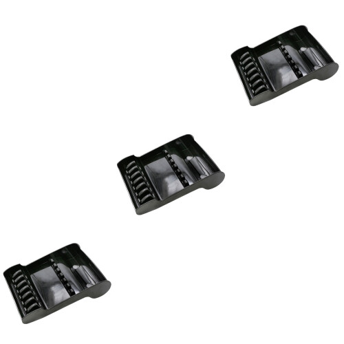 3Pièces Coffret Noir Outils Rangement Ciseaux Pour Salon 2