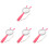 4pcs Handheld Magnifying Glass Handle Abs Cute Child 2