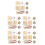 15Sets Kinder Stickanhänger Set Mit Holz Metall Stoff Material 7