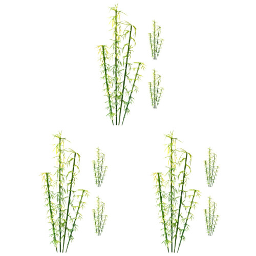 36 Pcs Miniature Bamboo Trees Decor for Micro Landscape Models 2