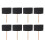 40Pcs Wooden Handle Sponge Brushes for Drawing Stains and Art Projects 1
