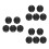 15Pcs Durable Black Eva Arrow Separator Rack for 9