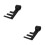 2Pcs Black Stainless Steel Bread Maker Paddle Replacement Kitchen Tool 4