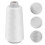 3Pcs 3000 Yards White Sewing Thread Cotton Ideal for Sewing Machines 10