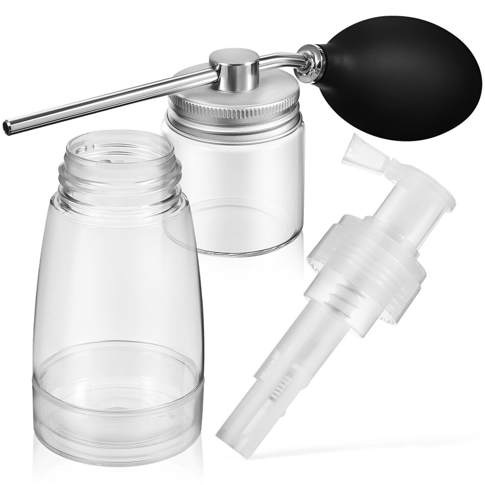 Ohphcall 8Pcs Hair Dye And Powder Spray Bottles Assorted Color Glass Plastic