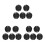 15Pcs Durable Black Eva Arrow Separator Rack for 4