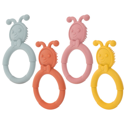16Pcs Assorted Color Silicone Infant Molar Toy 1
