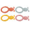 16Pcs Assorted Color Silicone Infant Molar Toy 1