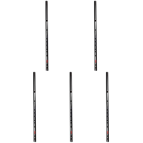 5Pcs Chinese Traditional Bamboo Flutes Black Beginner Instruments 2