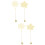 4Pcs Exquisite Metal Page Markers Leaf Design Decorative Bookmarks 4