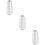 3Pcs 3000 Yards White Sewing Thread Cotton Ideal for Sewing Machines 9