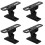 4 Pieces Wall Mount Bracket Speaker Brackets Adjustable Mounting 5