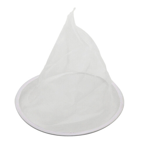3Pcs Reusable White Nylon Filter Bag Fine Mesh Kitchen Tool