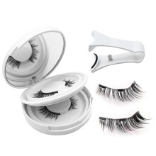 Magnetic Eyelashes Natural Look with Applicator, Reusable Glue Lash Kit for Women