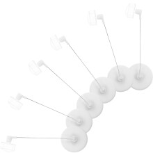 30Pcs White Wedding Table Name Holder Plastic Memo Clip Picture Holder