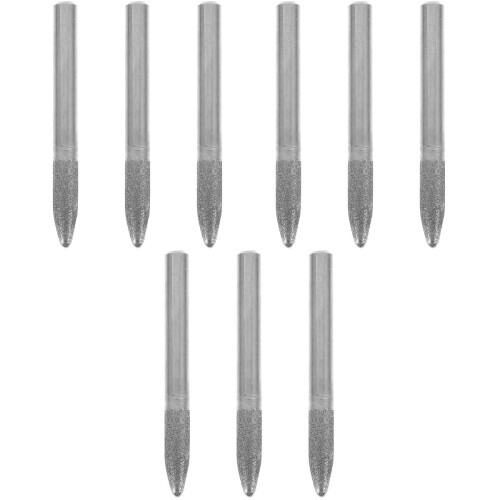 9Pcs Silver Diamond Drill Bits for Wood Carving and Ceramic Grinding 2