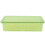 2Pcs Plastic Chopsticks Container Drain Tableware Storage Box Green 1