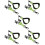 10Pièces Pompier Clips Réglables Multicolores 9