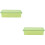 2Pcs Plastic Chopsticks Container Drain Tableware Storage Box Green 7