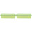 2Pcs Plastic Chopsticks Container Drain Tableware Storage Box Green 3