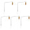 5Pcs Durable Metal ABS Train Signal Light Model for Mini Landscape 4