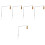 5Pcs Durable Metal ABS Train Signal Light Model for Mini Landscape 6