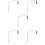 5Pcs Durable Metal ABS Train Signal Light Model for Mini Landscape 10