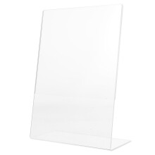 Table Sign Holder Acrylic Information Presentation 4pcs