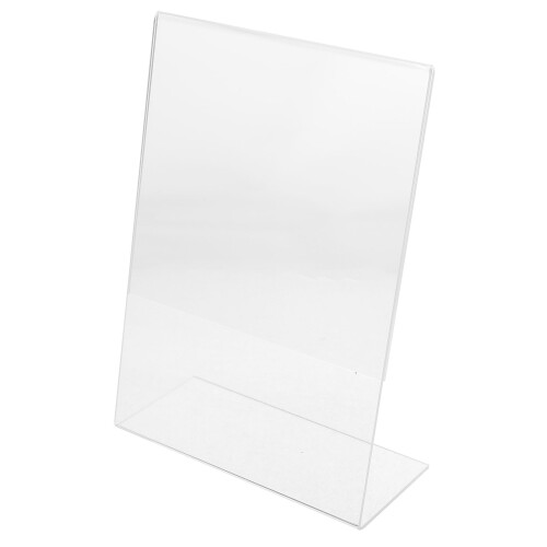 Table Sign Holder Acrylic Information Presentation 4pcs 2