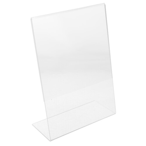 Table Sign Holder Acrylic Information Presentation 4pcs 1