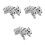 3Pcs Multi Cute Resin Car Ornaments Portable Dashboard Decorations 8