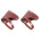2Pcs Protective Covers Dark Red for Outdoor Use 3